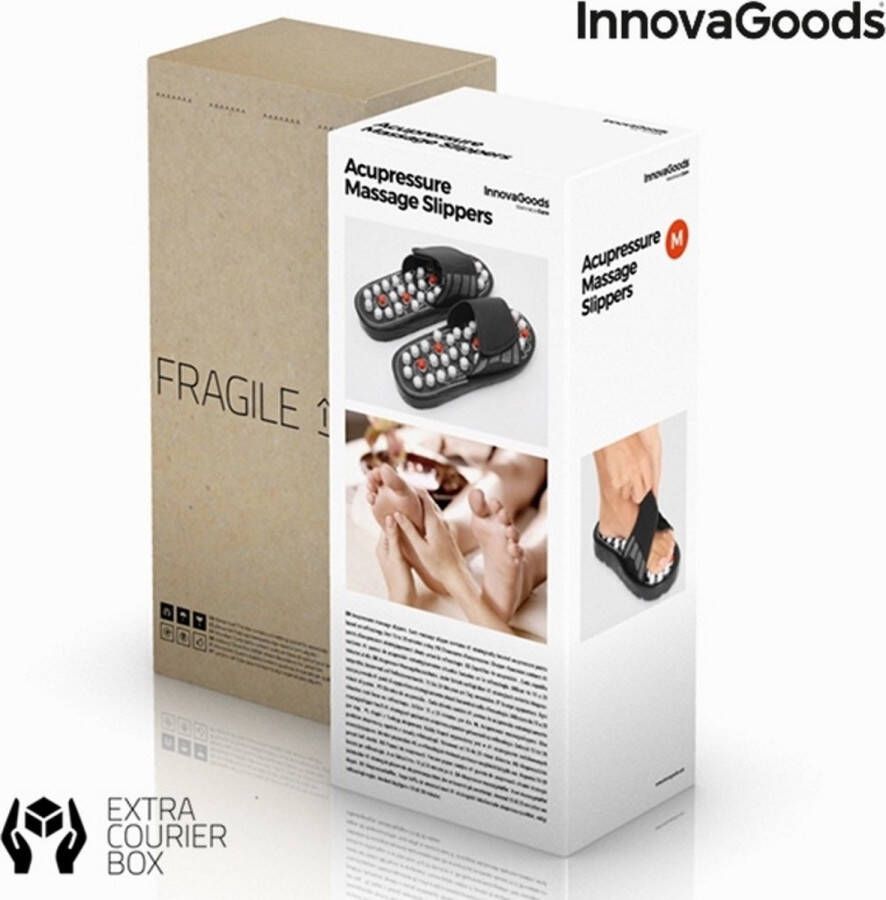 InnovaGoods Beauty Innovagoods Acupunctuurslippers Lengte Maat One Size - Foto 10