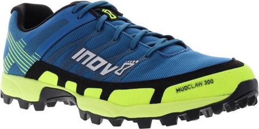Inov-8 Mudclaw 300 Heren Sportschoenen Hardlopen Trail blauw geel