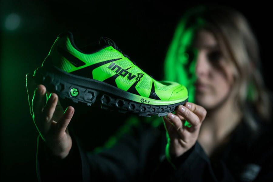 Inov-8 TrailFly Ultra G 300 Dames Sportschoenen Hardlopen Trail groen zwart