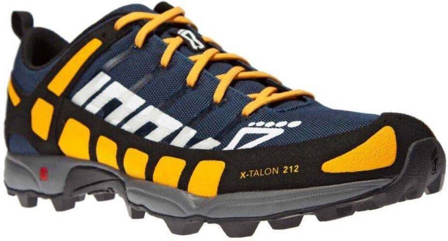 Inov-8 X-Talon 212 v2 Heren Sportschoenen Hardlopen Trail navy geel
