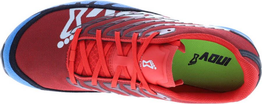 Inov-8 X-Talon 255 Heren Sportschoenen Hardlopen Trail rood blauw