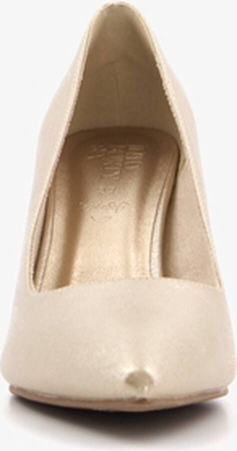 Into Forty Six dames pumps champagne Goud