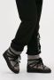 INUIKII Enkellaarsjes Dames Outdoor Snowboots Damesschoenen Leer Curly Rock Zwart combi - Thumbnail 15