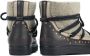 INUIKII Enkellaarsjes Dames Outdoor Snowboots Damesschoenen Leer Curly Rock Zwart combi - Thumbnail 15