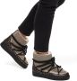 INUIKII Enkellaarsjes Dames Outdoor Snowboots Damesschoenen Leer Curly Rock Zwart combi - Thumbnail 13