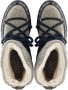 INUIKII Enkellaarsjes Dames Outdoor Snowboots Damesschoenen Leer Curly Rock Zwart combi - Thumbnail 14