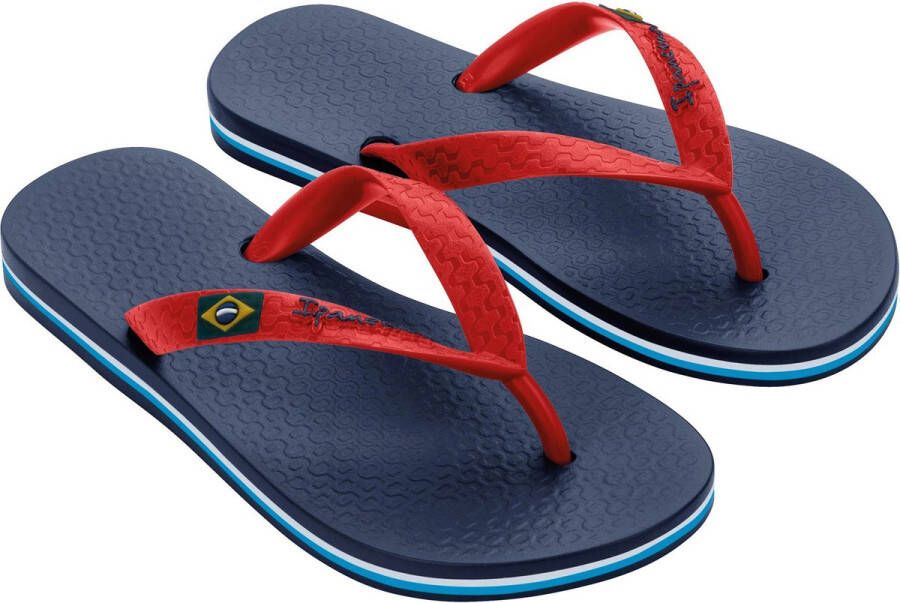 Ipanema Classic Brasil Kids Slippers Heren Junior Blue Red