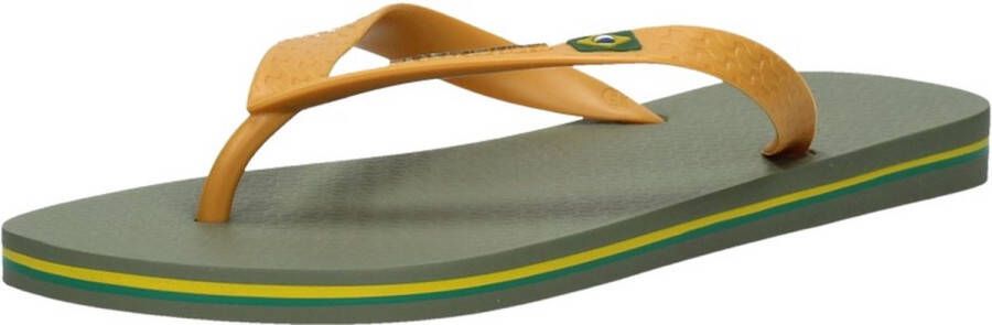 Ipanema Classic Brasil Men Slippers Heren Green Yellow