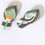 Ipanema Classic Kids Slippers Unisex Junior Beige Green - Thumbnail 9
