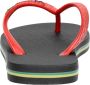 Ipanema Classic Brasil Kids slipper voor en black red - Thumbnail 4