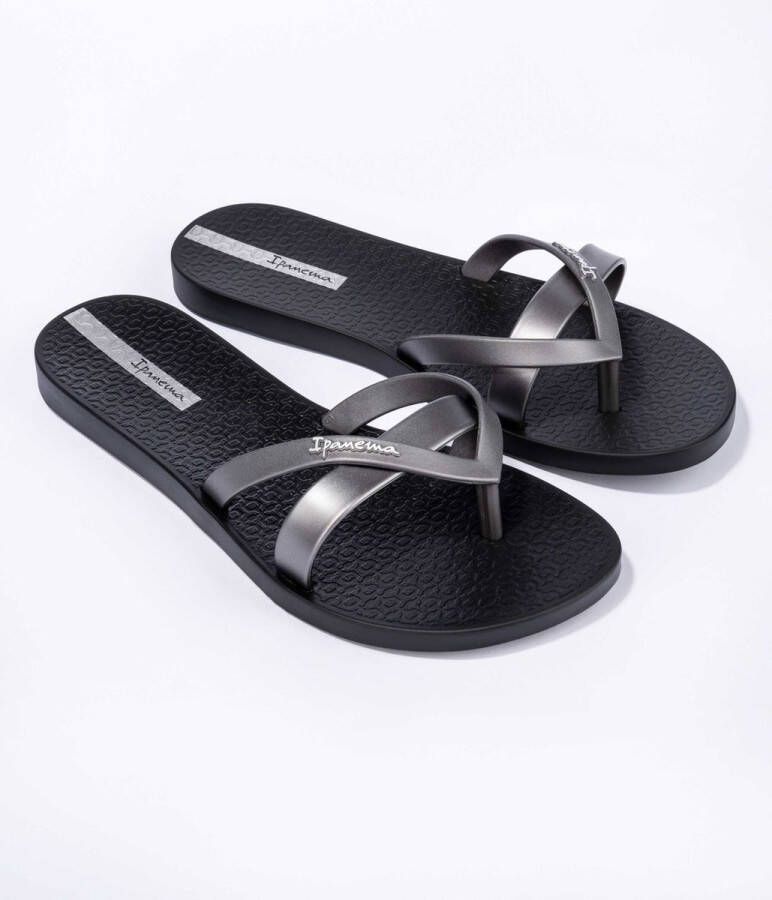 Ipanema Kirei Slippers Dames Black Silver