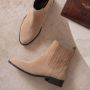 Isabel Bernard Vendôme Dames Chelsea Boots Leer;Suède Taupe - Thumbnail 11