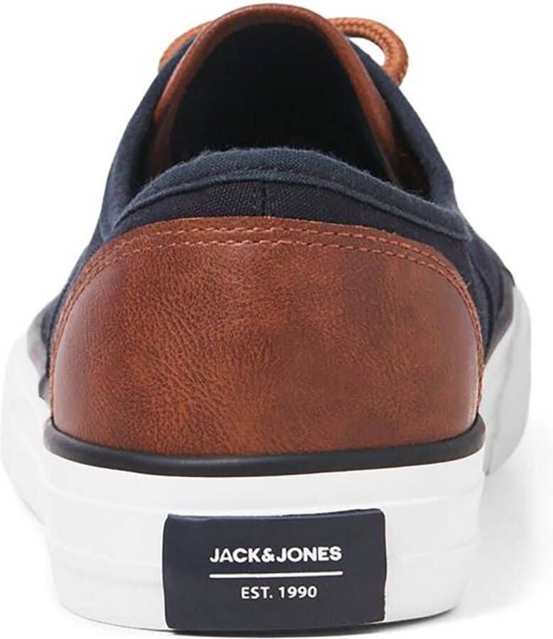 JACK & JONES Curtis Casual Canvas Sneakers Navy Blazer Heren