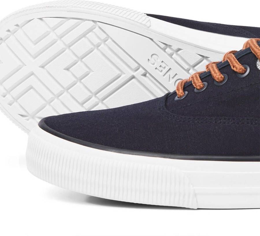 JACK & JONES Curtis Casual Canvas Sneakers Navy Blazer Heren