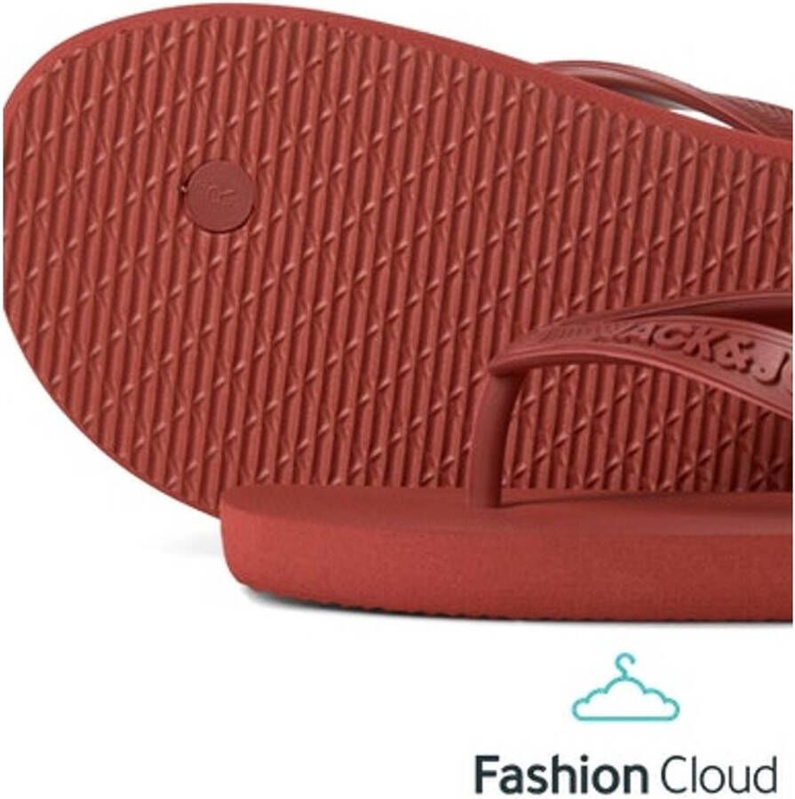 JACK & JONES Jack &Jones Basic Eva Flip Flop Red Dahlia ROOD