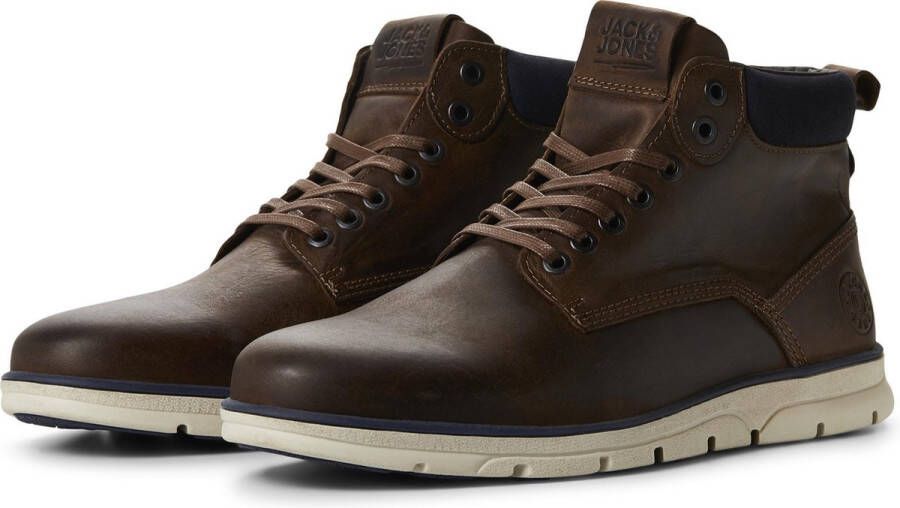 JACK & JONES JACK&JONES FOOTWEARJFWTUBAR LEATHER BRANDY STSBrandy Brown46