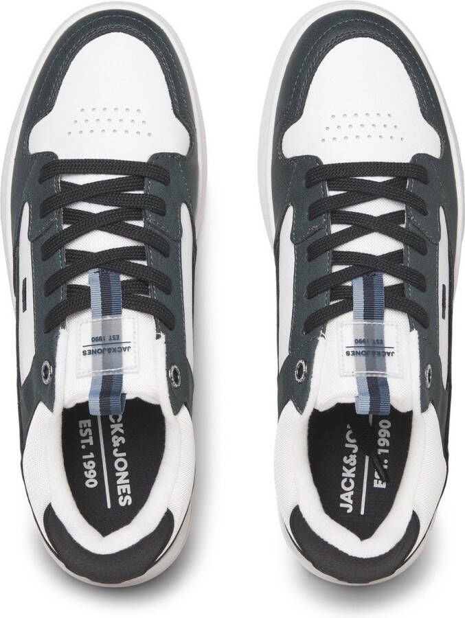 JACK & JONES Heren Sneaker wheath pu Bright White WIT - Foto 10