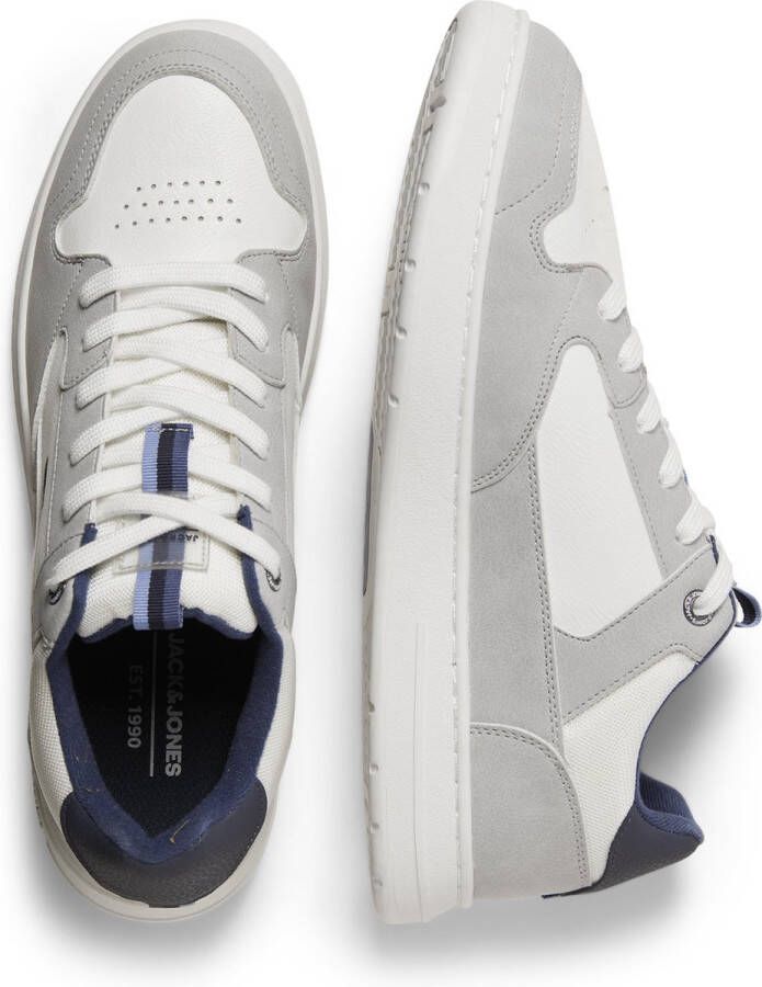 JACK & JONES Heren Sneaker wheath pu Bright White WIT - Foto 11