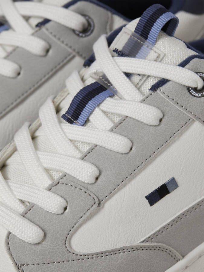 JACK & JONES Heren Sneaker wheath pu Bright White WIT - Foto 13