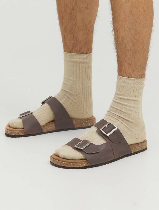 JACK & JONES JACK&JONES JFWLOUIS LEATHER SANDAL Heren Sandalen