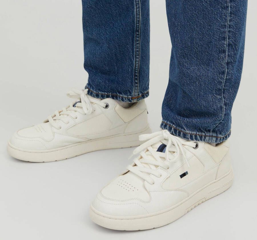 JACK & JONES Heren Sneaker wheath pu Bright White WIT - Foto 4