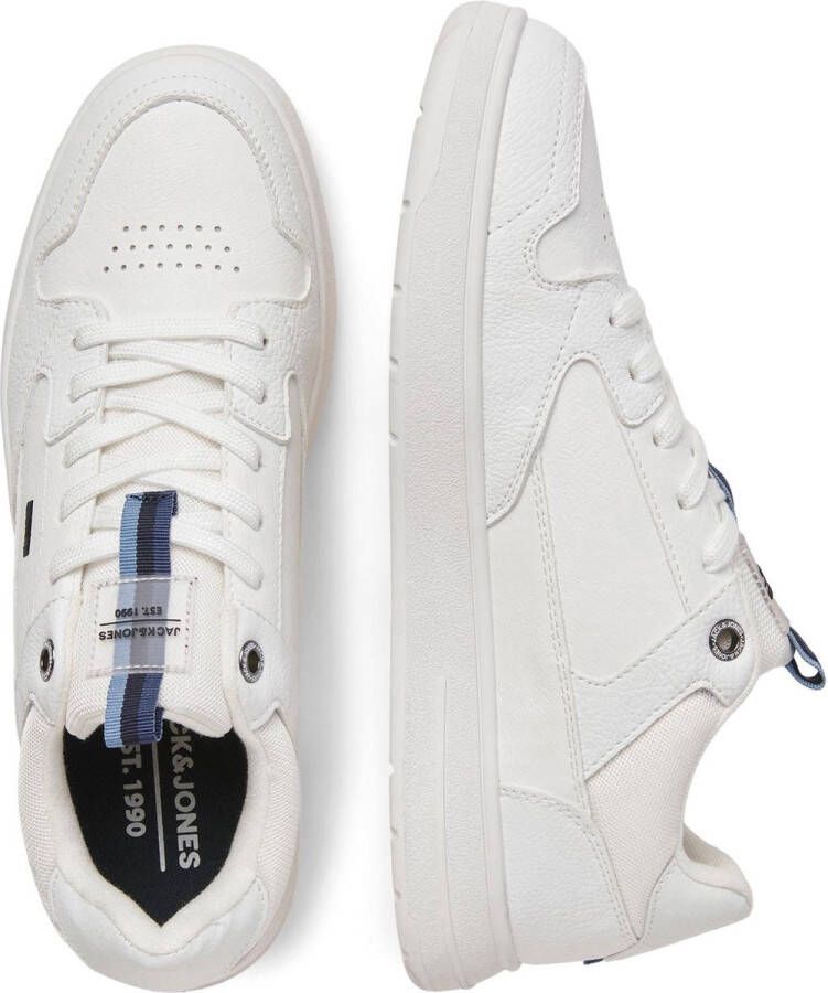 JACK & JONES Heren Sneaker wheath pu Bright White WIT - Foto 5