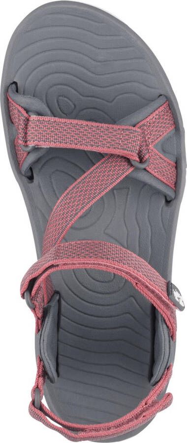 Jack Wolfskin Lakewood Ride Sandalen Dames Roze; Donkergrijs