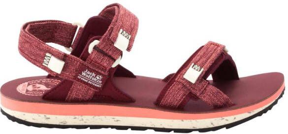 Jack Wolfskin Outfresh Deluxe Sandal Women Duurzame trekkingsandaal Dames 39.5 purper carbernet champagne - Foto 6
