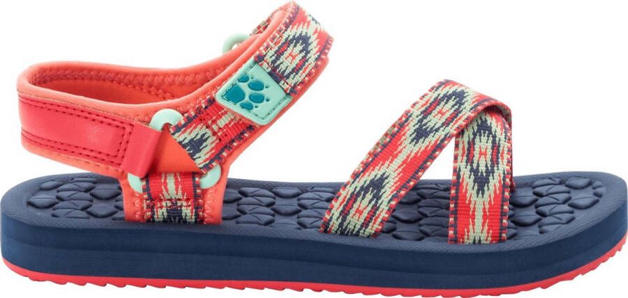 Jack Wolfskin Zulu Sandalen Kids Red Blue