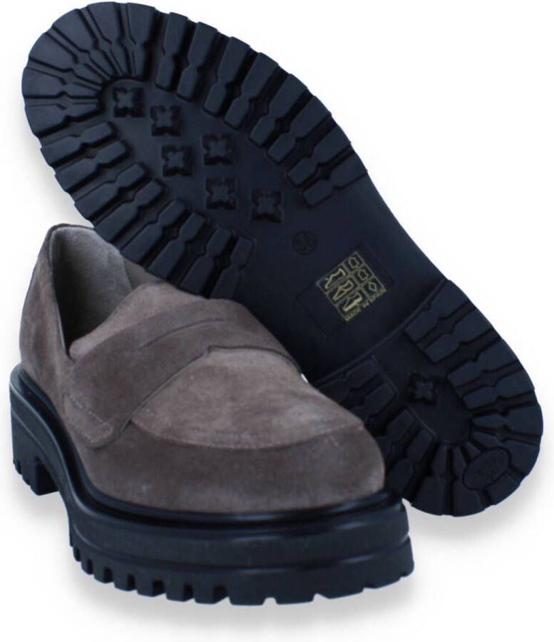 Jhay Dames Moccasin Taupe