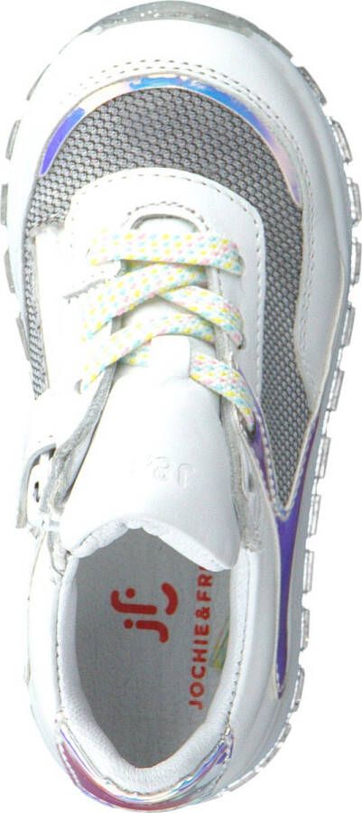 Jochie & Freaks 20104 Lage sneakers Leren Sneaker Meisjes Wit