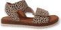 Jochie & Freaks Sandaal Daisy JF-23724 Leopard Zwart Zand Print - Thumbnail 10