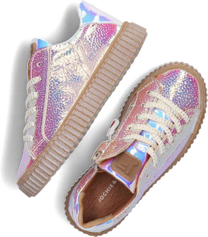 Jochie & Freaks Jessica Lage sneakers Leren Sneaker Meisjes Goud