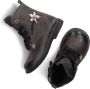 Jochie & Freaks Jf-21170 Veterboots Laarzen Met Veters Meisjes Kids Zwart - Thumbnail 3