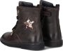 Jochie & Freaks Jf-21170 Veterboots Laarzen Met Veters Meisjes Kids Zwart - Thumbnail 5