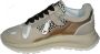 Jochie & Freaks Lole Lage sneakers Leren Sneaker Meisjes Kids Beige - Thumbnail 9