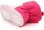 Jodeledokie Roze babysloffen Katoen Zachte zool 0 tot 6 maanden - Thumbnail 2