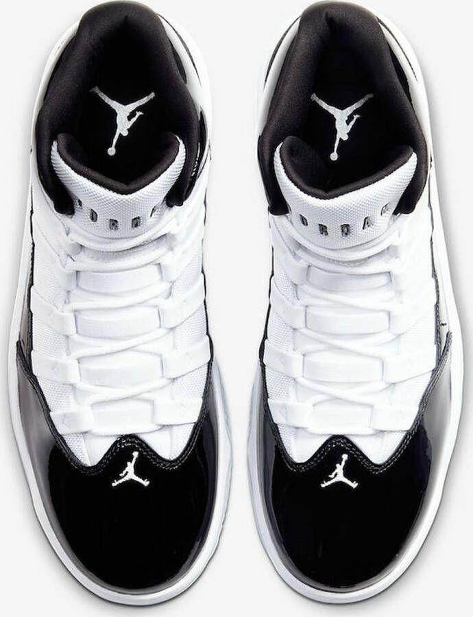 Jordan Air Max Aura Heren Basketbalschoenen Sneakers schoenen Zwart-Wit AQ9084