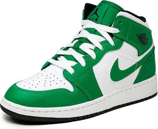 Jordan Nike Air 1 Mid (GS) Lucky Green DQ8423 - Foto 7
