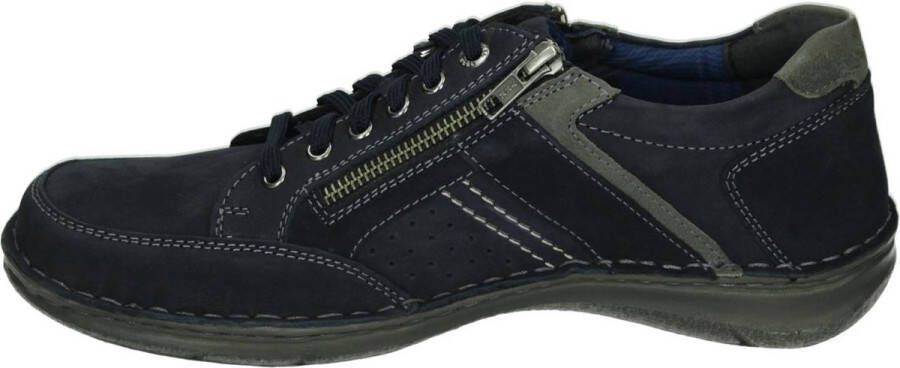 Josef Seibel Anvers 87 Volwassenen Heren sneakersHeren veterschoenVrije tijdsschoenen Blauw