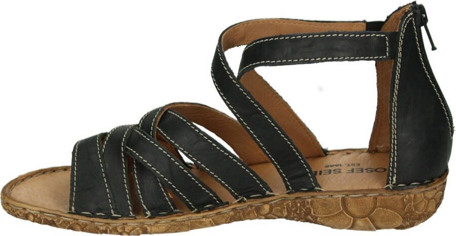 Josef Seibel ROSALIE 53 Volwassenen Platte sandalen Zwart