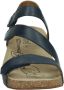 Josef Seibel TONGA 25 Sandalen met hakDames SandalenPopulaire damesschoenen Josef Blauw - Thumbnail 4