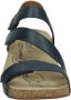 Josef Seibel TONGA 25 Volwassenen Sandalen met hakDames Sandalen Blauw - Thumbnail 4