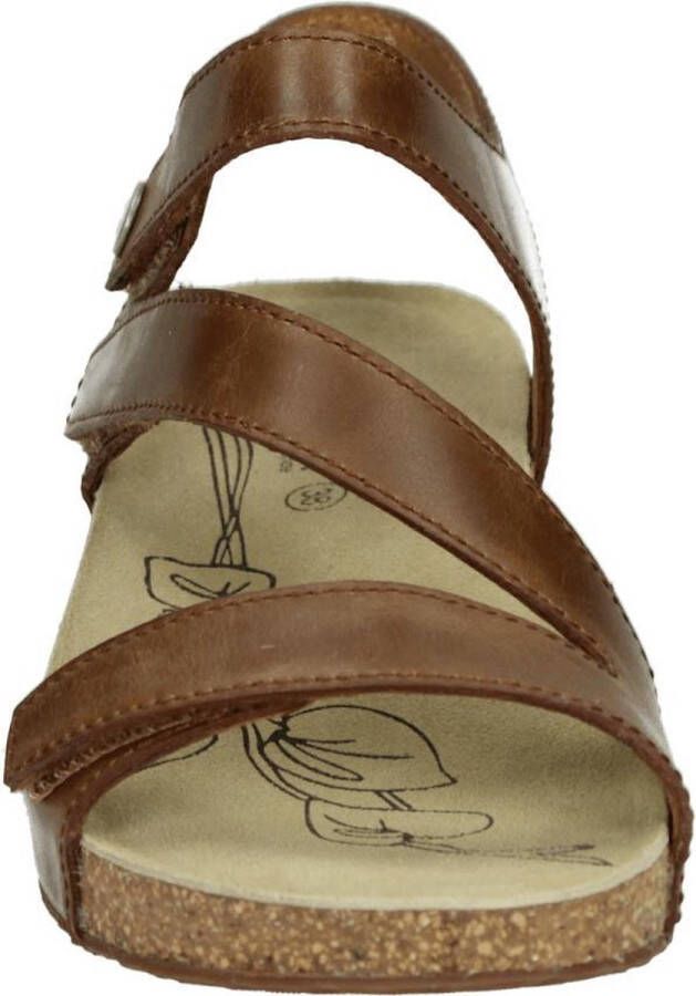 Josef Seibel TONGA 25 Volwassenen Sandalen met hakDames Sandalen Cognac