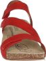 Josef Seibel TONGA 25 Volwassenen Sandalen met hakDames Sandalen Rood - Thumbnail 5