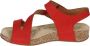 Josef Seibel TONGA~25~~~~~~~~~~~~~~~~~~~~~~ Sandalen met hakDames Sandalen Rood - Thumbnail 6