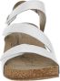 Josef Seibel TONGA 25 Volwassenen Sandalen met hakDames Sandalen Kleur: Wit beige - Thumbnail 7