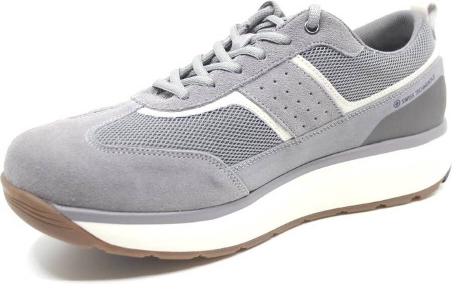 Joya DAVID II GREY 226CAS Lichtgrijze sneaker met schokdempende PU zool