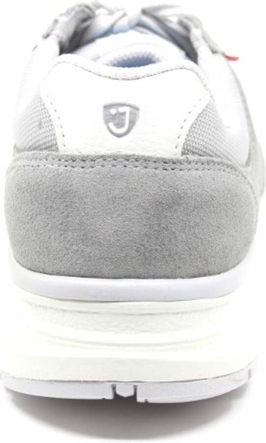 Joya DYNAMO CL. LIGHT GREY 970sne Lichtgrijze sneaker met super zachte schokdempende PU zolen wijdte H