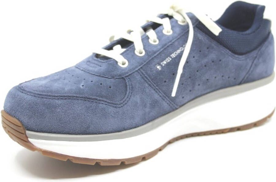 Joya DYNAMO CLASSIC 888sne Blauwe sneaker met schokdempende PU zool - Foto 4